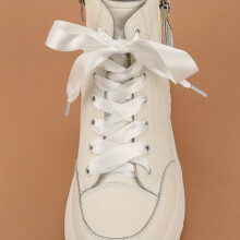 3 Pairs | Luxurious Double-Sided Silk Satin Shoelaces - Shiny, Durable, Soft Glossy Polyester Flat Webbing for a Fashionable Touch