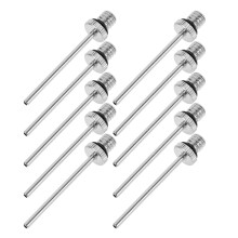 Worgeous 30 Pcs Basketball Inflatable Needles Air Pump for Balls Work Silver