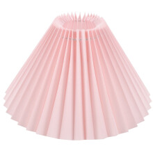Abat-jour plissé en tissu pour lampe de table