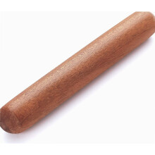 Rolling Pin for Baking, Wood Dough French Pizza Dough Roller, Dumpling Pin for Pie Cookie (7.9-Inch)