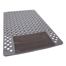 Tappeto da bagno antiscivolo con fori di drenaggio, 40 x 70 cm.