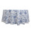 White & Blue French Toile Polyester Round Tablecloth – 1