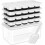 4-Pack Silicone Ice Cube Trays with Lids & Storage Bin – Stackable, Freezer-Safe, Compatible with RV, Cocktail, Coffee 1