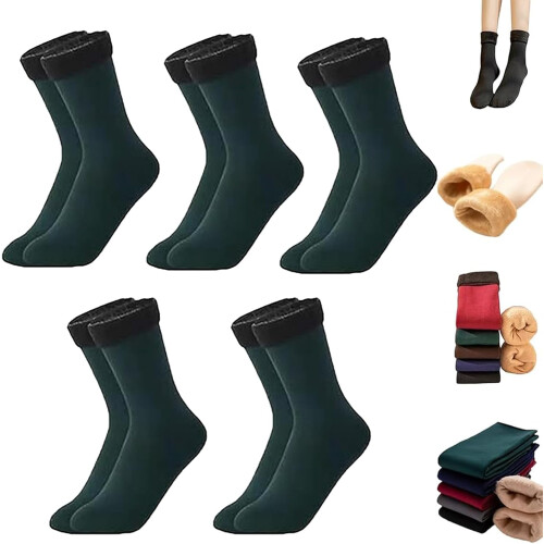 Calze termiche con fodera in pile e funzione autoriscaldante: morbide, comode e calde.