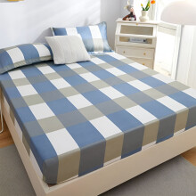 AUQ Økologisk Bomuld Stræklagen Queen Size, Kølende Percale Vævet Letvægts, Tæt Pasform, Queen Size Dyb Pocket Stræklagen