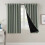 Blackout Curtains with Black Liner, 52x84 in, Pair 1