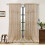 Crushed Velvet Curtains Scroll Floral Pattern 52"x84" 1
