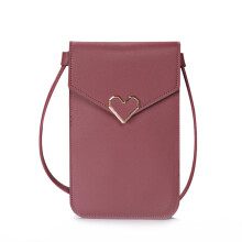 BVXEEP Mini kožená crossbody kabelka pre ženy – dotyková taška na telefón s priehradkami na karty, kompatibilná s iPhone a Androidom