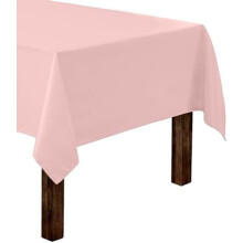 Pink Rectangle Tablecloth 90 x 156 in, Polyester, for
