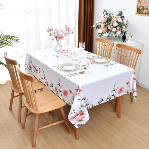 Wildflower Tablecloth 60x120 in Polyester