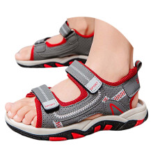 Ediodpoh Boys Sandals for Kids Comfortable Adjustable Hook and Loop Strap Casual Outdoor Summer Beach Shoes for Daily Wear Kids Sandals Red 12