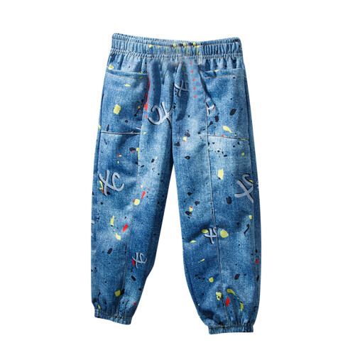 Παντελόνι λινό για νήπια για αγόρια, Boho Denim Pirate Pants9T