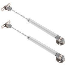 FRCOLOR Lot de 2 charnières hydrauliques à ressort pneumatique pour porte d'armoire, grises