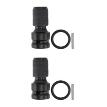 OUNONA4Sets Boorkop Ombouwset Sleutel Adapter Zwart