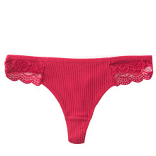 Panties for Women Women's Pants Solid Color Sexy Low Waist Girls' Cotton Crotch Pants Lace G-string Pants T Pants Clearance
