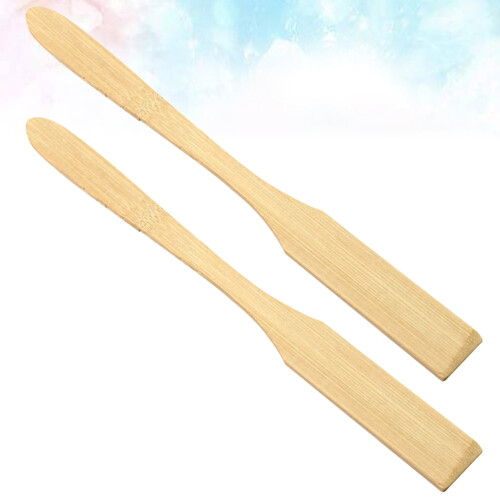 Lot de 2 bâtonnets à café en bois réutilisables pour un usage quotidien
