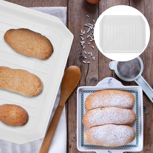 YEAHIBABY Ceramic Microwave Bacon Pan with Even Heat Spread for Kitchen Baking and Serving