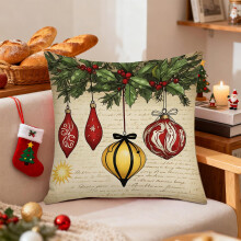 Christmas Pillow Covers 45x45 cm Polyester Festive Sofa