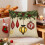 Christmas Pillow Covers 45x45 cm Polyester Festive Sofa 1