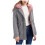 Χειμερινά μπουφάν για γυναίκες Parka Coat με κουκούλα Χειμερινό ζεστό βελούδινο casual 1