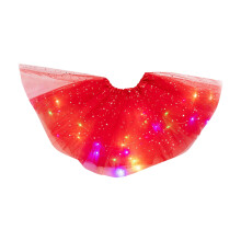 Gonna tutù luminosa per bambine, ideale per feste, taglie 3-12 anni.