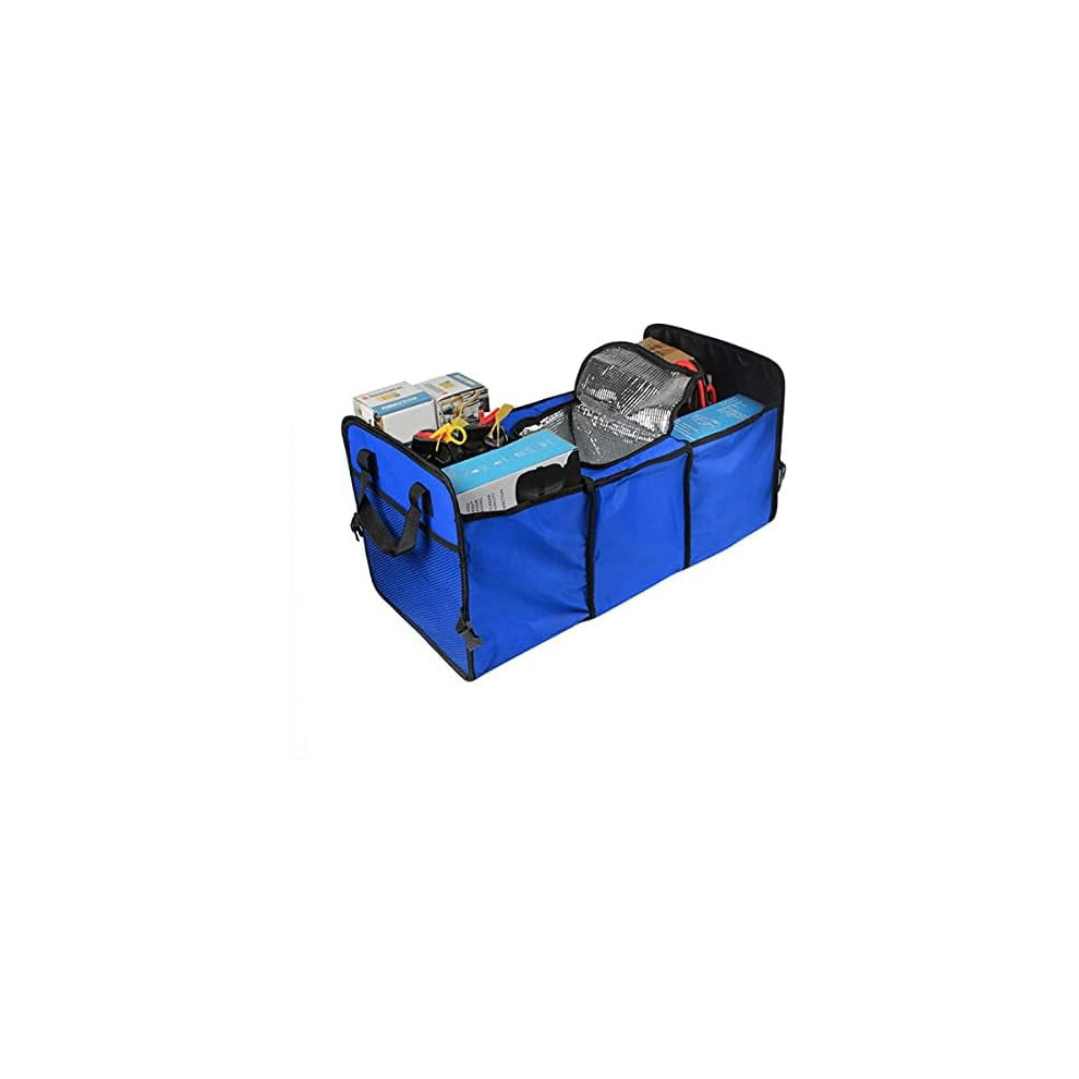Car Trunk Organizer With Insulated Compartment, Foldable 9402001332974