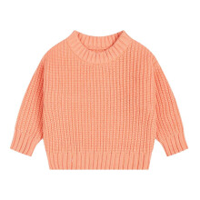 Baby Sweater Toddler Baby Boys Girls Cute Solid Color Cute Winter Thick Casual Keep Warm Sweater Orange 6 Months