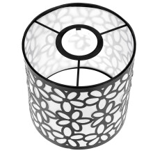 Abat-jour stable à motif floral, abat-jour ajouré pratique pour la chambre à coucher, décoration