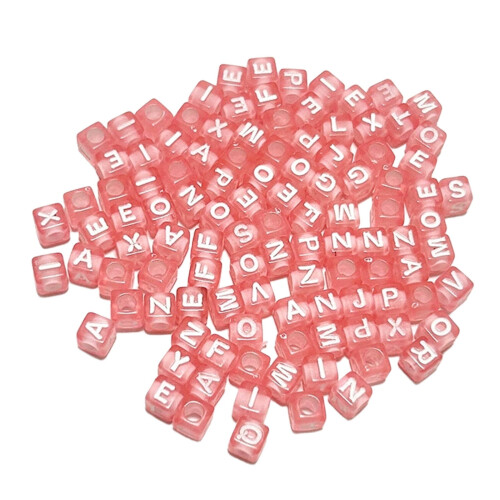 BESTSKY silikonihelmet 6 mm 200 kpl pinkki