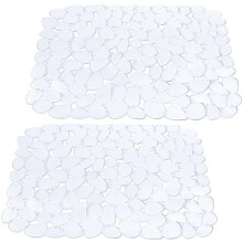 Kieselstein-Spülbeckenmatten für Edelstahl- und Porzellanspülen, PVC, 2er-Pack