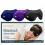 Side Sleeper Sleep Mask – 3 Pack, 3D Zero Pressure 99% Light Blocking | Comfort Adjustable Strap 1