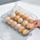 Clear PET Egg Holder for Fridge – 18-Egg Rolling Organizer 1