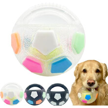 Pelota de fútbol relajante para perros con asas (1 unidad)