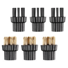 Ensemble de 6 brosses de nettoyage pour balais vapeur, qualité professionnelle.