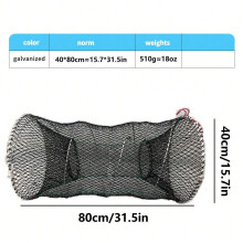 Portable Foldable Fishing Trap, Compact for Backpacking, Camping & Survival Gear