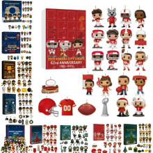 Voetbal Adventskalender 2025 – 24 mini-ornamenten