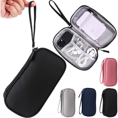 Cable Organizer Bag for Electronics & Cosmetics