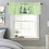 St. Patrick's Day clover leopard dwarf valance 42x18in gold 1