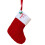 Initial Christmas Stocking – Red & White Knit, 7.9 in 1