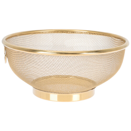 Round Stainless Steel Colander Fine Mesh 18 cm
