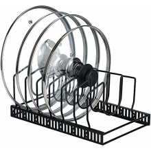 Grydelågsorganisator – justerbar 30-51 cm, 25 cm
