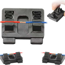 Držák pájecího drátu a stojan na svařovací elektrody Pro, nastavitelné svorky, tepelně odolný, handsfree (černý, 1 ks)