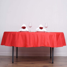 Polyester Round Tablecloth 90 in