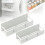 Magnetic Spice Rack for Fridge & Oven, Black, 2-Pack 1