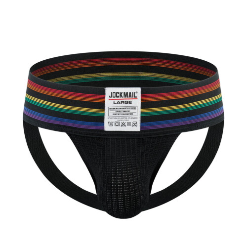 Ropa interior masculina de algodón transpirable, tipo suspensorio deportivo cómodo, tanga.