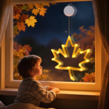 LED Autumn Window Lights with Suction Cups – IP55