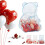 Blue Gummy Bear Containers Clear Reusable 12pcs 1