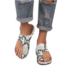 UTTOASFAY Sandals for Women Women Dressy Comfy Platform Casual Shoes Summer Beach Travel Slipper Flip Flops White 4