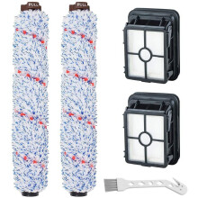 2-pack fleryteborstar Ro1868 2-pack dammsugarfilter 1866 för CrossWave 2306A 1785A 3888A dammsugare, jämför med artikelnummer 1608683, 160-8683,
