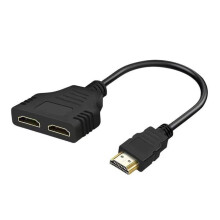 Cablu HDMI 1080P Splitter HDMI Port Masculă la 1Femelă 2Ieșiri Adaptor HDMI HD V8-NOU